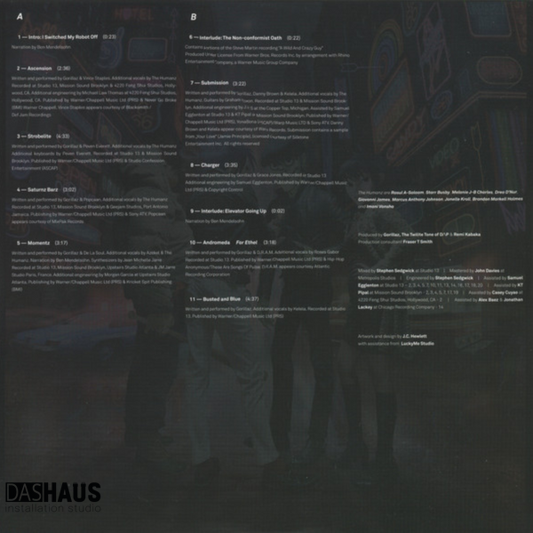 Вінілова платівка Gorillaz &ndash; Humanz (2LP, 2017, Germany, 0190295851194) 0190295851194 фото