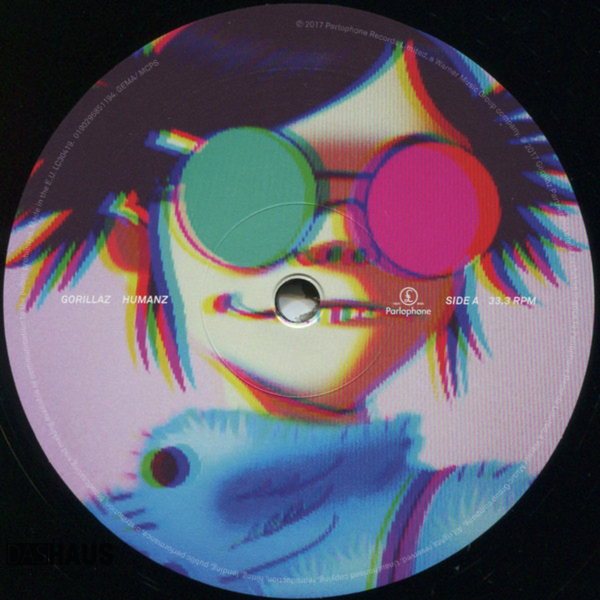 Вінілова платівка Gorillaz &ndash; Humanz (2LP, 2017, Germany, 0190295851194) 0190295851194 фото
