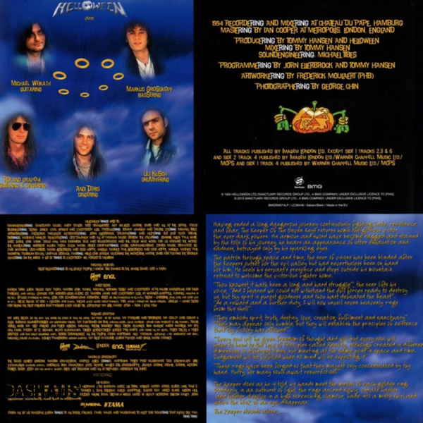 Виниловая пластинка Helloween &ndash; Master Of The Rings (LP, 1994/2015, Europe, BMGRM074LP) BMGRM074LP фото