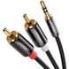 UGREEN AV116 3.5 mm to 2RCA Audio Cable, 2 m Black 10584 90401969 фото 1