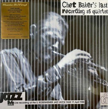 Платівка вінілова Chet&nbsp;Baker&nbsp;&ndash;&nbsp;Chet&nbsp;Baker's&nbsp;Last&nbsp;Recording&nbsp;As&nbsp;Quartet&nbsp; 8719262026995 фото