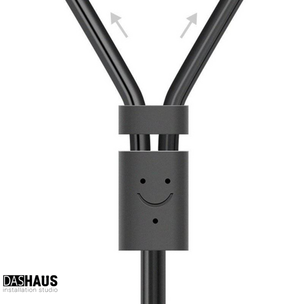 UGREEN AV102 3.5 mm to 2RCA Audio Cable, 1 m Gray 10772 904019621 фото