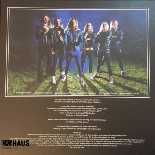 Виниловая пластинка Ambush &ndash; Infidel (LP, 2020, Germany, HRR 737, Ice Blue Vinyl, Limited 350) HRR 737 фото