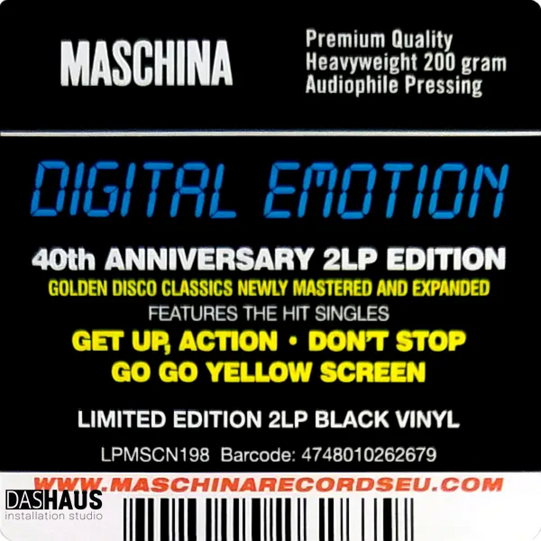 Виниловая пластинка Digital Emotion &ndash; Digital Emotion (2LP, 1984/2024, Estonia, LPMSCN198, Limited 40th Anniversary, Remastered) LPMSCN198 фото