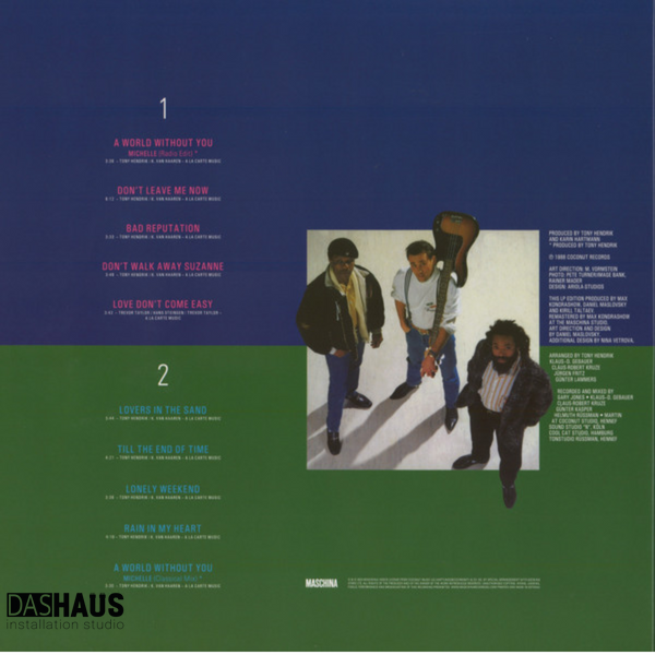 Вінілова платівка Bad Boys Blue &ndash; My Blue World (LP, 1988/2024, Estonia, Album, Reissue, 200g Blue Vinyl) LPMSCN326B фото