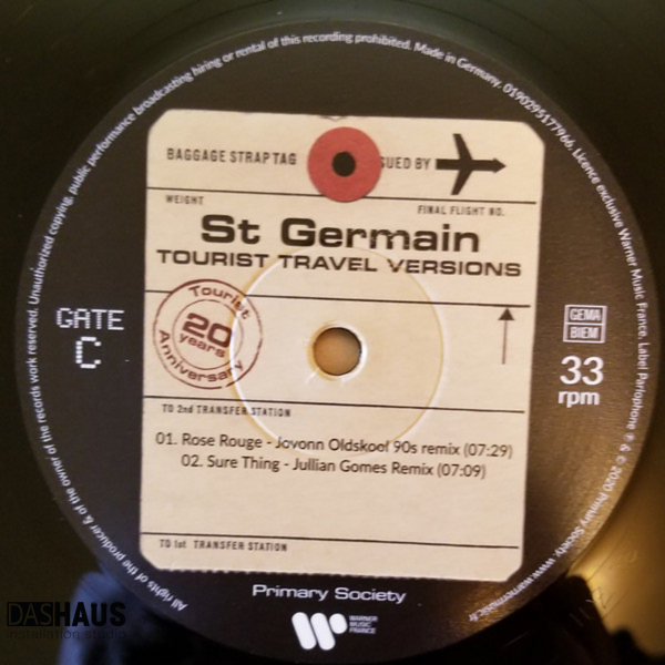 Виниловая пластинка St Germain &ndash; Tourist Travel Versions (2LP, Vinyl) 190295177966 фото