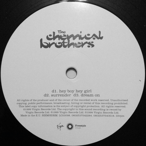 Виниловая пластинка The Chemical Brothers &ndash; Surrender (2LP, 1999/2013, Germany, Reissue, 180g, Gatefold, Stereo, 0602537540518) 0602537540518 фото