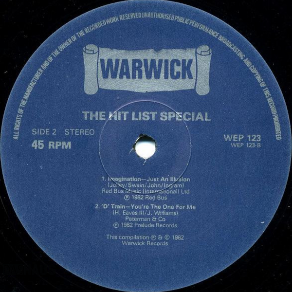 Вінілова платівка Various &ndash; The Hit List / The Hit List Special (LP + 12", 1982, UK, WW 5123 / WEP 123) WW 5123/WEP 123 фото