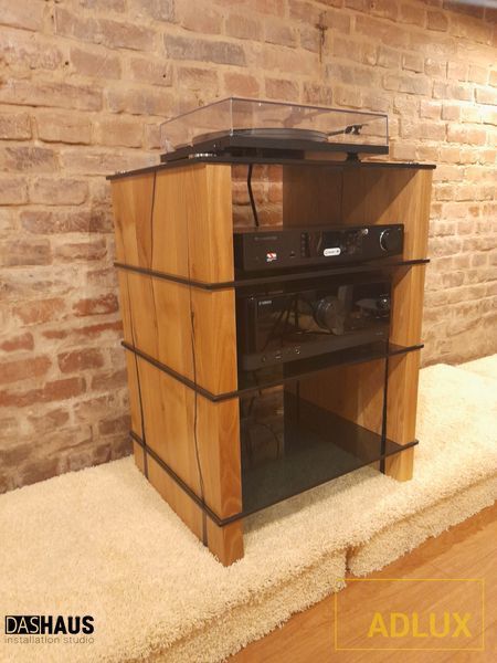 ADLUX MODUL EPOXY AV‑4‑600‑O‑BG oak + black glass MODUL_EPOXY_AV_4_600_O_BG фото