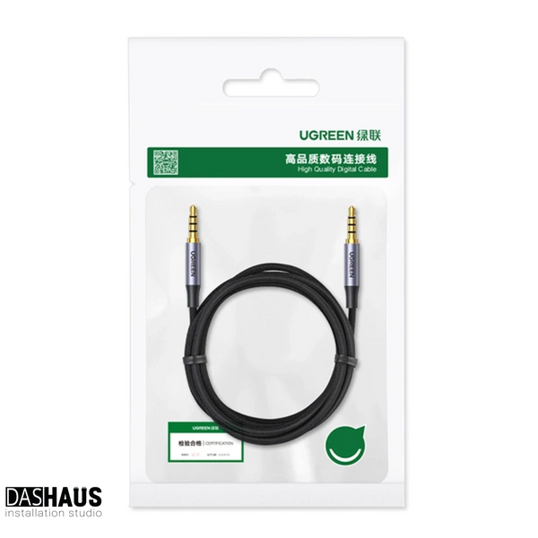 UGREEN AV183 3.5 mm to 3.5 mm Audio Cable, 1.5 m Black 20497 90403185 фото