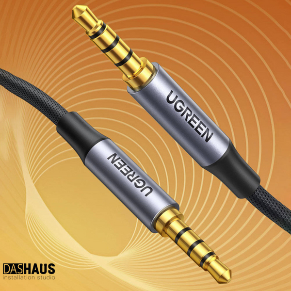 UGREEN AV183 3.5 mm to 3.5 mm Audio Cable, 1.5 m Black 20497 90403185 фото