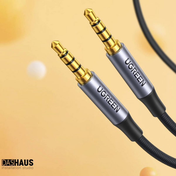 UGREEN AV183 3.5 mm to 3.5 mm Audio Cable, 1.5 m Black 20497 90403185 фото