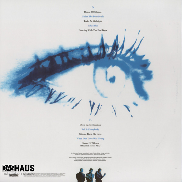 Виниловая пластинка Bad Boys Blue &ndash; House Of Silence (LP, 1991/2024, Estonia, Album, Limited Edition, Reissue, Remastered, Special Edition, 200g Turquoise Vinyl) LPMSCN329B фото