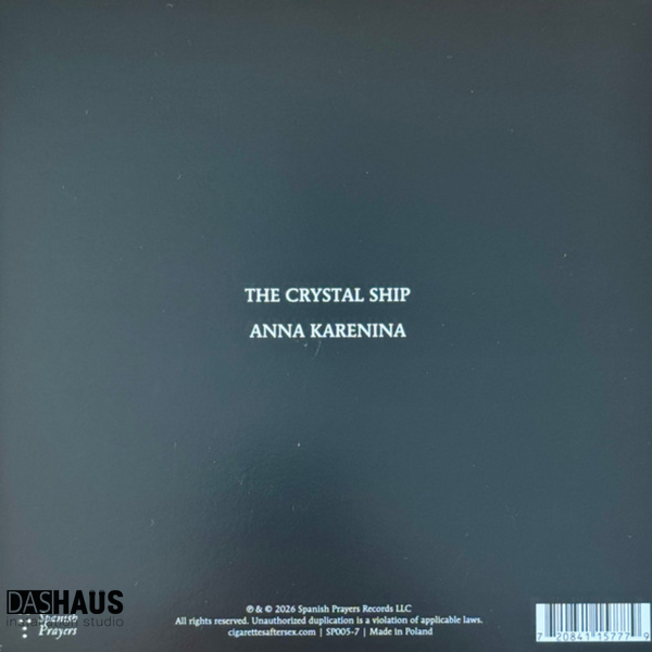 Вінілова платівка Cigarettes After Sex &mdash; The Crystal Ship / Anna Karenina (7", 45 RPM, 2026, SP‑005‑7) SP-005-7 фото