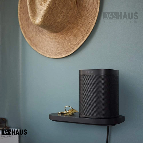 Полка для настенного монтажа для Sonos One, Sonos SL, Sonos Play:1 Black S1SHFWW1BLK фото