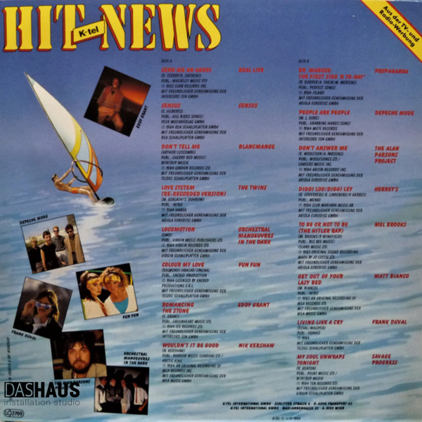 Вінілова платівка Various &ndash; Hit‑News (LP, 1984, Germany, TG 1507) TG 1507 фото