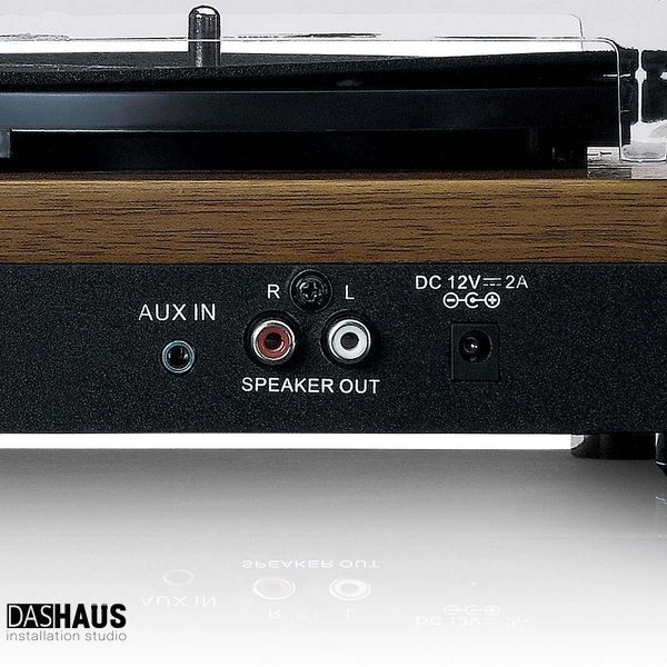 Lenco LS-100WD v2 виниловый проигрыватель с Bluetooth и внешними колонками A004524 фото