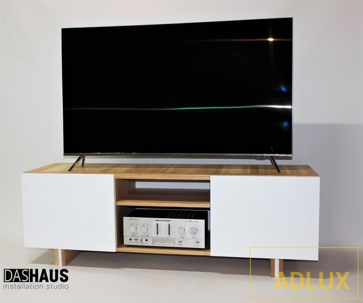 ADLUX COCON TV‑2‑1500‑O‑W oak + white doors COCON_TV_2_1500_O_W фото