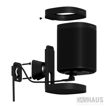 Настенный крепеж для Sonos One, One SL, Play:1 Black (пара) S1WMPWW1BLK фото