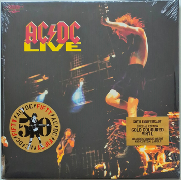 Вінілова платівка AC/DC &ndash; Live (Gold, 50th Anniversary, 2024, Germany, 2LP, 180g, Gatefold) 19658834561 фото