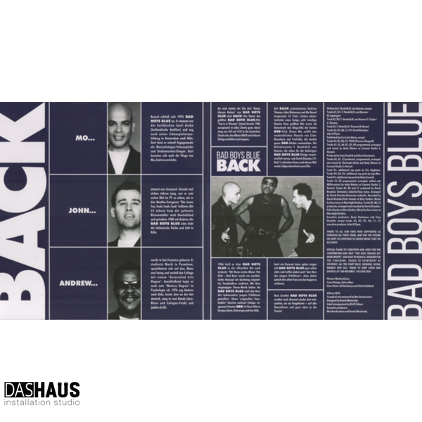 Вінілова платівка Bad Boys Blue &ndash; Back (2LP, 1998/2020, Estonia, Album, Limited Edition, Remastered, Black Vinyl, Stereo) MASHLP-032 фото