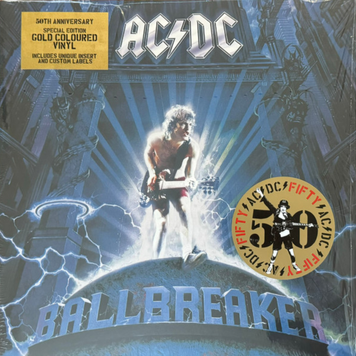 Вінілова платівка AC/DC &ndash; Ballbreaker (LP, 1995/2024, Gold, 50th Anniversary, Germany) 19658873361 фото
