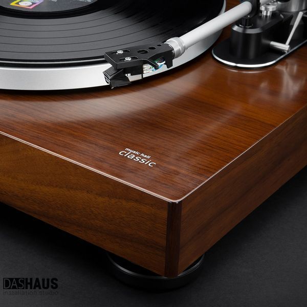 Проигрыватель винила Music Hall Classic Turntable Spirit/MM/элипт/карб/78 Walnut 45443006 фото