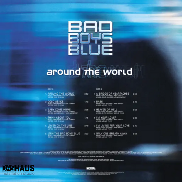 Вінілова платівка Bad Boys Blue &ndash; Around The World (LP, 2003/2025, Estonia, Album, Limited Edition, Stereo, 200g Black Vinyl) LPMSCN395 фото