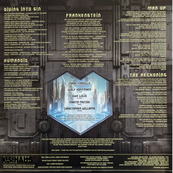 Вінілова платівка Accept &ndash; Humanoid (LP, 2024, Austria, Black Vinyl, Gatefold) NPR1213VINYL/0810135718165 фото