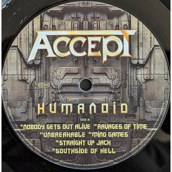 Вінілова платівка Accept &ndash; Humanoid (LP, 2024, Austria, Black Vinyl, Gatefold) NPR1213VINYL/0810135718165 фото