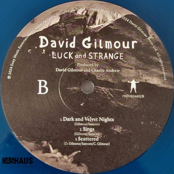 Вінілова платівка David Gilmour &mdash; Luck And Strange (LP, 2024, USA & Canada, 19802804611, Translucent Sea Blue) 19802804611 фото