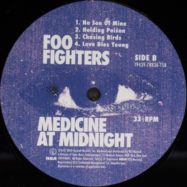 Вінілова платівка Foo Fighters &ndash; Medicine At Midnight (LP, 2021, Europe, 19439‑78836‑1) 19439-78836-1 фото
