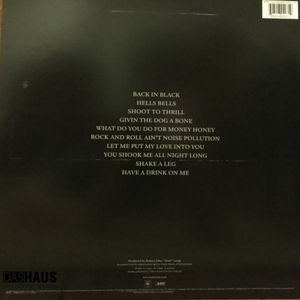 Вінілова платівка AC/DC &ndash; Back In Black (LP, 1980, USA) E 80207 фото