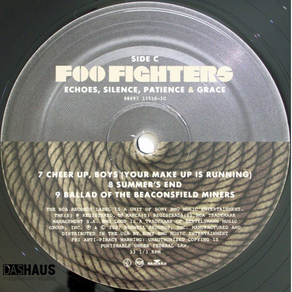 Виниловая пластинка Foo Fighters &ndash; Echoes, Silence, Patience & Grace (2LP, 2007, USA, 88697 11516‑1) 88697 11516 1 фото