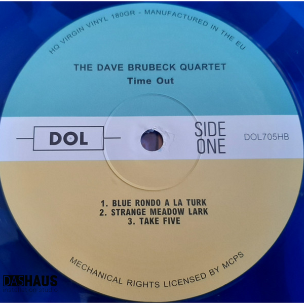 Вінілова платівка The Dave Brubeck Quartet &mdash; Time Out (LP, 1959/2022, Europe, DOL705HB, Blue Vinyl, 180g) DOL705HB фото