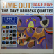 Вінілова платівка The Dave Brubeck Quartet &mdash; Time Out (LP, 1959/2022, Europe, DOL705HB, Blue Vinyl, 180g) DOL705HB фото 1