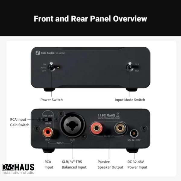 Fosi Audio V3 MONO-48V5A 18887 фото