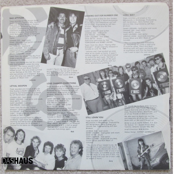 Вінілова платівка Honeymoon Suite &ndash; The Singles (LP, 1989, Canada, 25 69791) 25 69791 фото