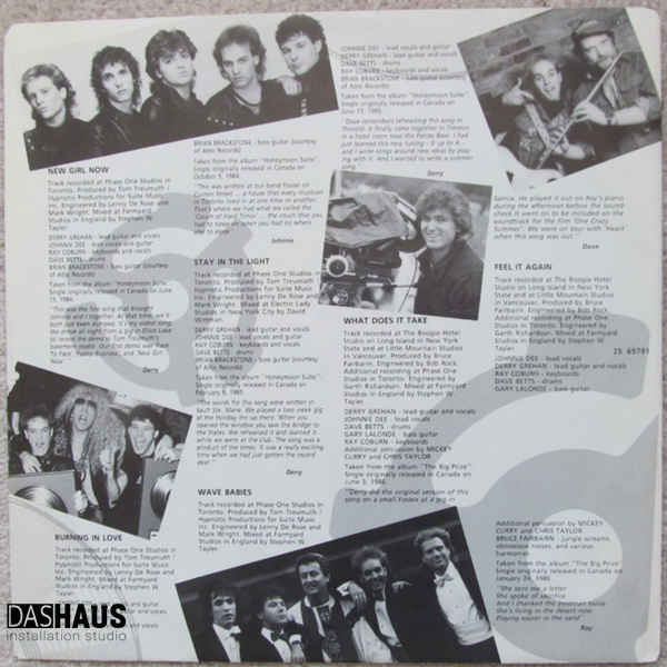Вінілова платівка Honeymoon Suite &ndash; The Singles (LP, 1989, Canada, 25 69791) 25 69791 фото