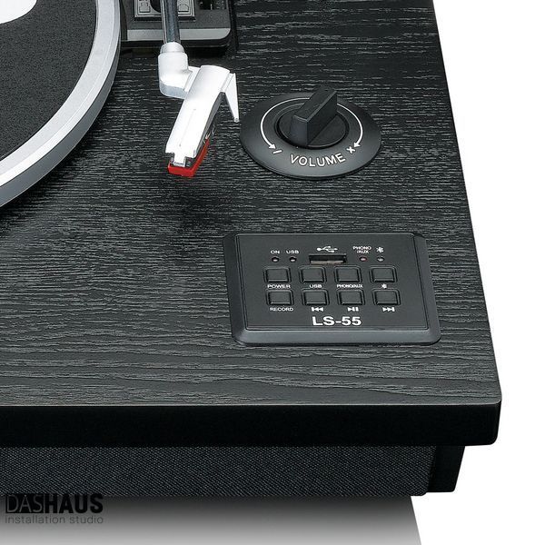 Lenco LS-55BK виниловый проигрыватель с функцией оцифровки и Bluetooth A004771 фото