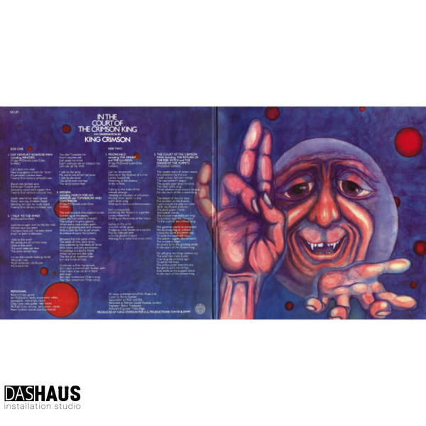 Виниловая пластинка King Crimson &ndash; In The Court Of The Crimson King (LP, Album, Reissue, 200g, Gatefold, 1969/2010, England, KCLP1) KCLP1 фото