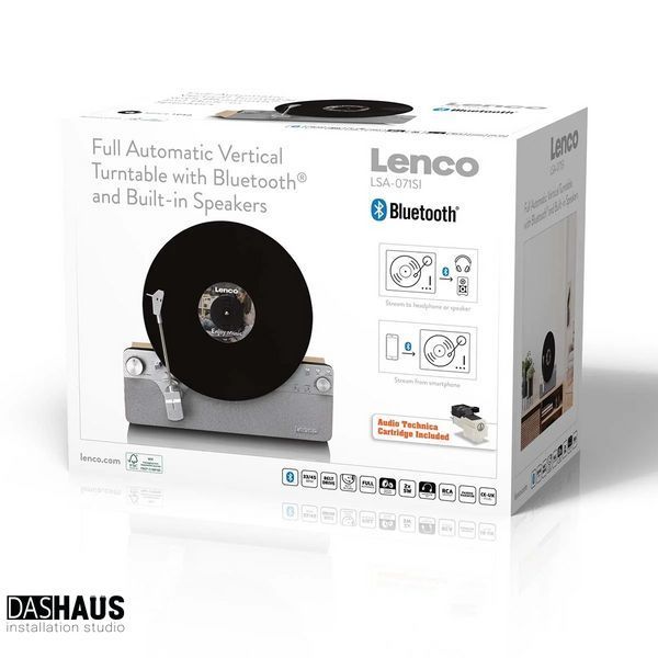 Lenco LSA-071SI вертикальный автоматический проигрыватель винила с встроенными динамиками LSA071SI фото